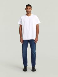 G-Star Dżinsy "Mosa" - Straight fit - w kolorze niebieskim rozmiar: W31/L34. Niebieskie jeansy męskie G-Star. Za 222.94 zł.