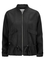 Milestone Kurtka "Elsa" w kolorze czarnym rozmiar: 36. Czarne kurtki damskie Milestone, bez wzorów, bez kaptura. Za 304.99 zł.