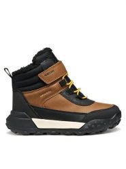 Geox Śniegowce J Trekkyup B Abx J46MBE 0MEMS C0275 D Brązowy. Brązowe buty zimowe chłopięce Geox, ze skóry, bez zapięcia. Za 289.99 zł.