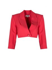 Patrizia Pepe Żakiet | DS1421/AB73 | Kobieta | Różowy. Czerwone marynarki i żakiety damskie Patrizia Pepe, bez wzorów, z elastanu, eleganckie. W wyprzedaży za 499.00 zł.