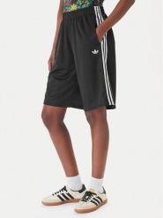 Adidas Szorty sportowe 3-Stripes Jaquard KD2911 Czarny Loose Fit. Czarne spodenki sportowe damskie Adidas, m, z syntetyku. Za 179.99 zł.