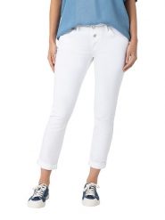 Timezone Dżinsy - Slim fit - w kolorze białym rozmiar: W33. Białe jeansy damskie Timezone. Za 175.67 zł.