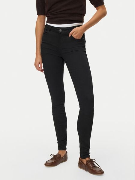 Vero Moda Jeansy Lux 10158160 Czarny Slim Fit. Czarne jeansy damskie Vero Moda. Za 173.99 zł.