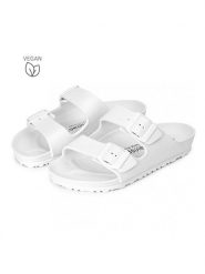 Avispas Klapki "Coachella" w kolorze białym rozmiar: 36. Białe klapki damskie Avispas, bez wzorów, bez obcasa. Za 73.99 zł.