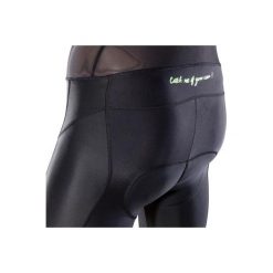Spodenki na rower MTB XC Light. Czarne szorty męskie ROCKRIDER, bez wzorów, z elastanu. Za 249.99 zł.