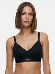 Calvin Klein Underwear Biustonosz top LV00QF8877 Czarny. Czarne biustonosze Calvin Klein Underwear, bez wzorów, z syntetyku. Za 169.99 zł.