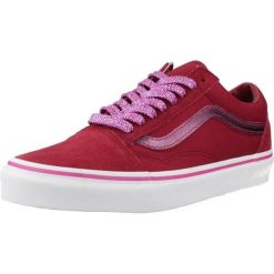 Buty VANS OLD SKOOL MTLC Bordeaux. Czerwone obuwie trekkingowe damskie Vans. Za 404.46 zł.