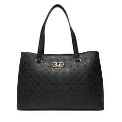 Torebka Guess. Czarne torebki klasyczne damskie Guess, z aplikacjami, bez dodatków. Za 649.99 zł.