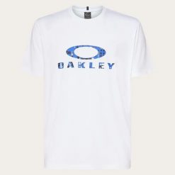 Koszulka sportowa męska Oakley LOGO SUN FOA407935-100. Białe t-shirty sportowe męskie Oakley, l, z materiału, bez ramiączek. Za 151.00 zł.