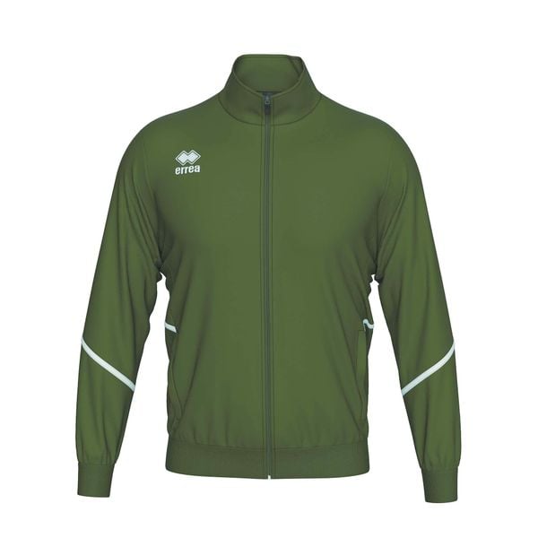 Bluza Errea Marlon Giubbino Ad Dorośli. Zielone bluzy bez kaptura męskie ERREA, bez wzorów, z materiału, sportowe, bez kołnierzyka, bez ramiączek. Za 207.00 zł.