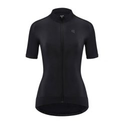 Koszulka rowerowa damska Quest Stone. Czarne topy sportowe damskie Quest, na lato, l, bez wzorów, z poliesteru, bez ramiączek. Za 309.99 zł.