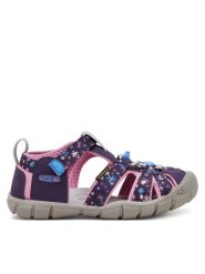 Keen Sandały Seacamp II Cnx 1030818 Fioletowy. Fioletowe sandały dziewczęce Keen, z materiału, bez zapięcia. Za 169.99 zł.
