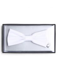 Mc Earl Muszka Mężczyźni biały, ONE SIZE. Białe krawaty i muchy męskie Mc Earl, bez wzorów, eleganckie. Za 99.95 zł.