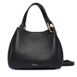 Torebka Furla. Czarne torebki klasyczne damskie Furla, bez wzorów, bez dodatków. Za 1,439.00 zł.