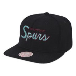 Czapka typu snapback San Antonio Spurs NBA Champ Year Trophy Hwc. Czarne czapki męskie Mitchell & Ness, bez wzorów. Za 221.50 zł.