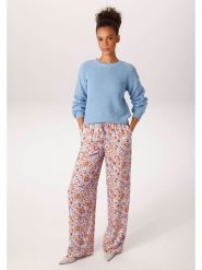 Aniston Spodnie w kolorze pomarańczowo-lawendowym rozmiar: 40. Różowe spodnie materiałowe damskie Aniston, bez wzorów, z materiału, z podwyższonym stanem. Za 173.99 zł.