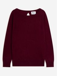 Just Cashmere Kaszmirowy sweter "Abigail" w kolorze bordowym rozmiar: M. Czerwone swetry klasyczne damskie Just Cashmere, m, z kaszmiru, bez kołnierzyka. Za 369.99 zł.