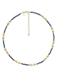 U.S. Polo Assn. Pozłacany naszyjnik z lapis lazuli - dł. 37 cm rozmiar: onesize. Niebieskie naszyjniki damskie U.S. Polo Assn., metalowe. Za 136.13 zł.