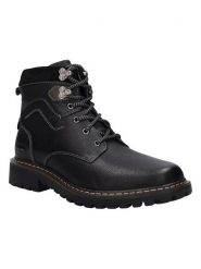 Josef Seibel Skórzane botki "Tinus 01" w kolorze czarnym rozmiar: 40. Czarne buty zimowe męskie Josef Seibel, bez zapięcia. Za 284.95 zł.