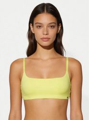 Tommy Hilfiger Biustonosz top UW0UW06223 Żółty jasny. Żółte biustonosze Tommy Hilfiger, l, bez wzorów, z syntetyku, bez kołnierzyka. Za 159.99 zł.