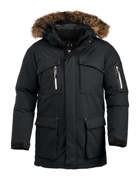 Clique Malamute uniseks parka wyprawowa ciepła – black. Czarne parki męskie CLIQUE, xl, bez wzorów, z gumy. Za 874.86 zł.