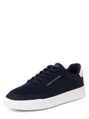 Tommy Hilfiger buty sportowe Mężczyźni Tekstylia niebieski, 43. Niebieskie buty sportowe na co dzień męskie Tommy Hilfiger, bez zapięcia. Za 379.95 zł.