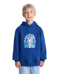 Bluza z kapturem dla Chłopcy BURNING SKULL Niebieski. Niebieskie bluzy z kapturem męskie DC Shoes, m, z bawełny. Za 219.99 zł.