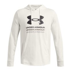 Bluza męska Under Armour Rival Terry Graphic Hood. Brązowe bluzy bez kaptura męskie Under Armour, m. W wyprzedaży za 261.60 zł.