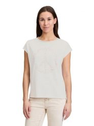 CARTOON Koszulka w kolorze białym rozmiar: 38. Białe t-shirty damskie Cartoon, bez wzorów, z bawełny, bez kołnierzyka. Za 61.60 zł.