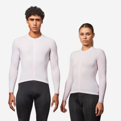 Koszulka rowerowa szosowa Van Rysel RCR 2 UV długi rękaw. Białe t-shirty sportowe męskie VAN RYSEL, s, z elastanu, bez ramiączek, rowerowe. Za 269.99 zł.