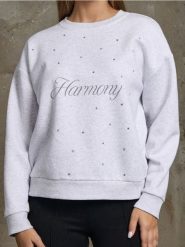 Bluza crewneck z cyrkoniami - Inny. Bluzy bez kaptura damskie Sinsay, l. Za 49.99 zł.