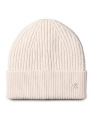 Calvin Klein Czapka Ck Metal Wool Beanie LV04D8032G Écru. Czapki zimowe damskie CALVIN KLEIN, z materiału. Za 169.99 zł.