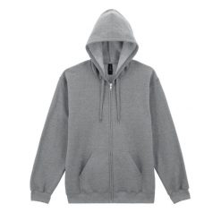 Męska Bluza Z Kapturem Softstyle Midweight Full Zip. Szare bluzy z kapturem męskie Gildan, m. Za 121.99 zł.