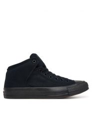 Converse Trampki Chuck Taylor All Star High Street Mono A22389C Czarny. Czarne trampki i tenisówki męskie Converse, bez wzorów, z materiału, bez zapięcia. Za 329.99 zł.