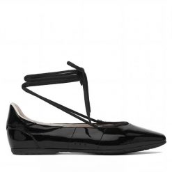 Baleriny Patrizia Pepe. Czarne baleriny damskie Patrizia Pepe, bez wzorów, bez obcasa. Za 1,059.00 zł.