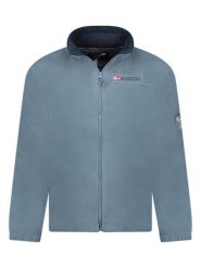 Geographical Norway Kurtka polarowa "Tamazonie" w kolorze morskim rozmiar: S. Niebieskie kurtki męskie Geographical Norway, s, bez wzorów, z materiału, bez kaptura. Za 87.81 zł.