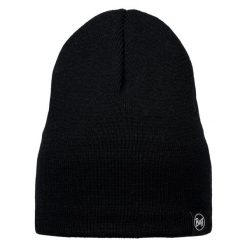 Czapka BUFF KNITTED & FLEECE BAND BEANIE LILON SHORT. Czarne czapki męskie Buff, bez wzorów, sportowe. Za 119.90 zł.