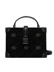 KARL LAGERFELD Torebka B1W30103 Czarny. Czarne torebki klasyczne damskie Karl Lagerfeld, bez wzorów, ze skóry, bez dodatków. Za 1,299.00 zł.