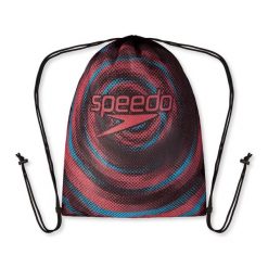 Plecak worek sportowy unisex Speedo Printed Mesh Bag. Czerwone plecaki damskie Speedo, bez wzorów, z meshu. Za 59.99 zł.