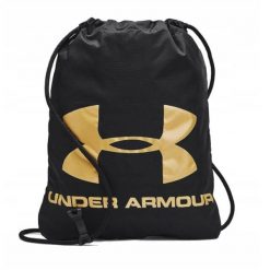 Worek/plecak Under Armour Sackpack. Czarne plecaki damskie Under Armour, bez wzorów, z materiału, sportowe. Za 118.99 zł.