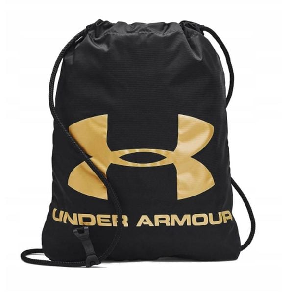 Worek/plecak Under Armour Sackpack. Czarne plecaki damskie Under Armour, bez wzorów, z materiału, sportowe. Za 118.99 zł.