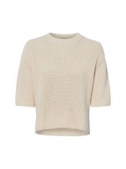 Opus Sweter - Padmy Kobiety Bawełna (100%) beżowy, S. Brązowe swetry klasyczne damskie Opus, s, z bawełny, bez kołnierzyka. Za 279.95 zł.