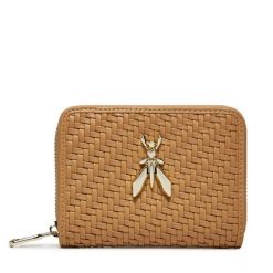 Portfel Patrizia Pepe. Brązowe portfele damskie Patrizia Pepe, bez wzorów. Za 579.99 zł.