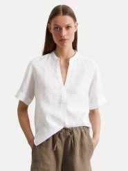 Marc O'Polo Koszula 516 1135 41069 Biały Regular Fit. Białe koszule damskie Marc O´Polo, bez wzorów, ze lnu, bez kołnierzyka, bez ramiączek. Za 219.99 zł.