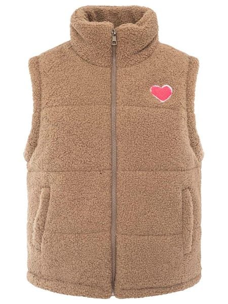 Zwillingsherz Kamizelka w kolorze beżowym rozmiar: L/XL. Brązowe kamizelki damskie Zwillingsherz, l. Za 139.95 zł.