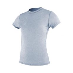 Koszulka damska O'Neill Trvlr Hybrid Sun. Szare bluzki sportowe damskie O'neill, z materiału, bez kołnierzyka, bez ramiączek. Za 219.50 zł.