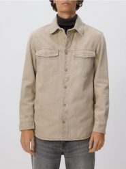 Jeansowa koszula comfort fit - jasnoszary. Szare koszule męskie Reserved, l, bez wzorów, z denimu, bez kołnierzyka, bez ramiączek. W wyprzedaży za 109.99 zł.