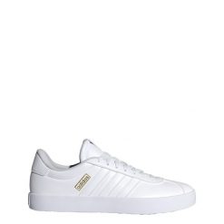 Buty VL Court 3.0. Białe buty sportowe na co dzień męskie Adidas, z gumy, bez zapięcia, trekkingowe. Za 249.99 zł.
