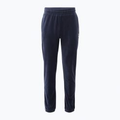 Spodnie męskie FILA Terrinda Track. Niebieskie spodnie materiałowe męskie Fila, bez wzorów, z materiału. Za 239.99 zł.