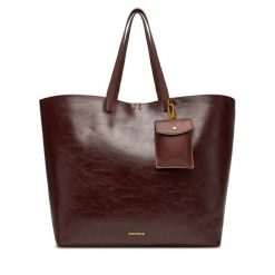Torebka GINO ROSSI. Brązowe torebki klasyczne damskie Gino Rossi, bez wzorów, bez dodatków. Za 299.99 zł.